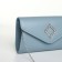 Women's bag on magnet, blue color