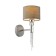 Sconces santiago, e27 1x60W, chrome color, gray