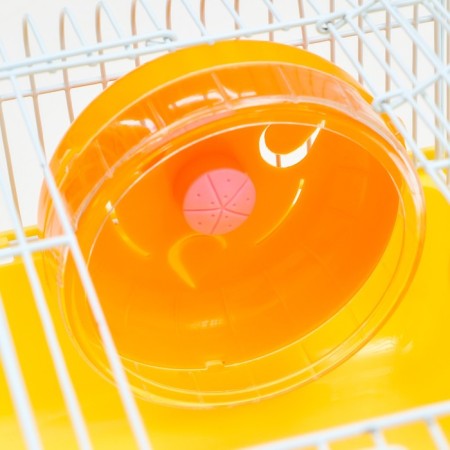 The cage for rodents "Pigzon", 27 x 21 x 17 cm, yellow-6