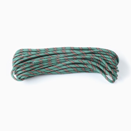 Paracord 550, green with red, D - 4 mm, 10 m-3