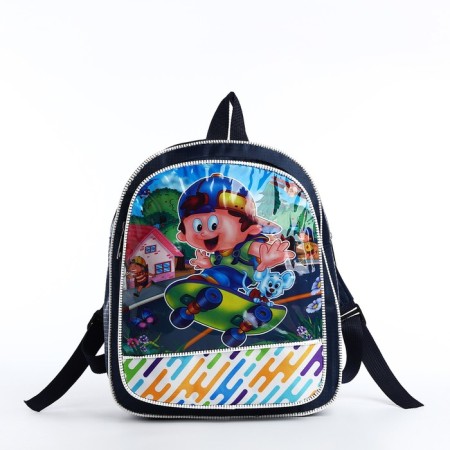 Baby backpack on lightning, blue color-4