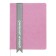 Universal diary for grades 1-11 Lenta, solid cover of artificial leather, applique, silkography, liesse, 48 sheets, pink