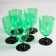 Plastic disposable glass for the wine "Crystal", 200 ml, 6 pcs/pc, color mix