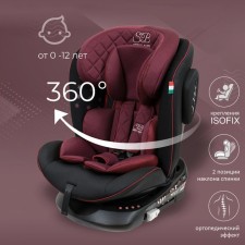 Car Carecock Children's Sweet Baby Crosstour 360 SPS, ISOFIX mount, group 1/2/3 (0-36 kg), Black-vanity color