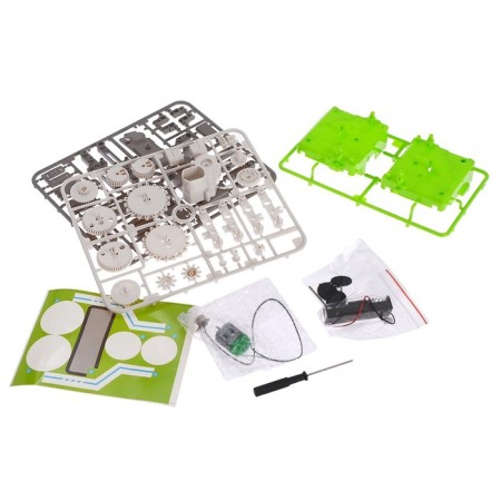 Designer "Quadroobot", 59 parts, 4 assembly options, works from batteries-2