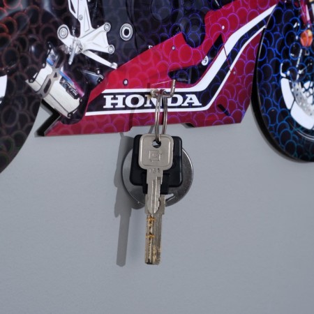 Key on the wall red motorcycle large, 40x22.5x0.5 cm-1