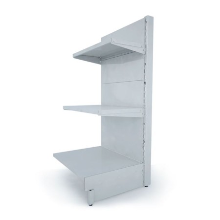 Roathelfrower bracket, 30 cm, for shelf with perforation, white color-4