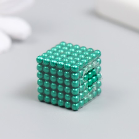 Antistress Magnet "Neokub" 216 balls d = 0.3 cm (green)-1