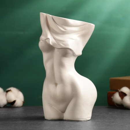 Vase "Grace" white, 0.7 liters-2