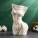 Vase "Grace" white, 0.7 liters