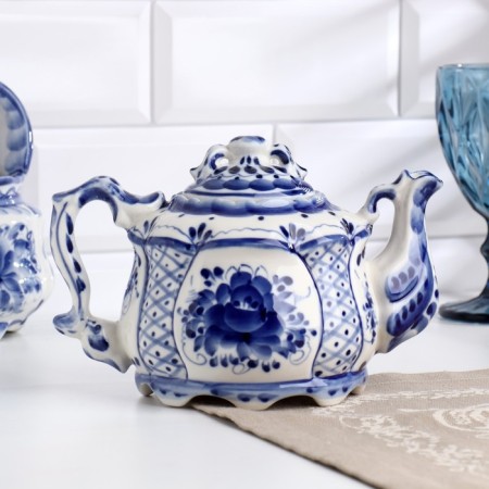 Teapot "Sidorov", Gzhel-6