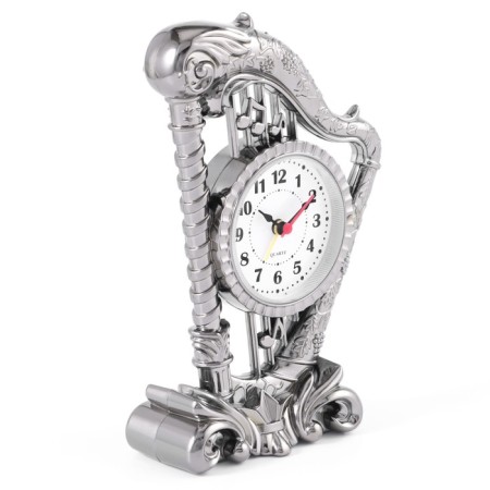 Clock - tabletry “Arfa”, discrete move, dial d -6.5 cm, 19 x 14 cm, aa