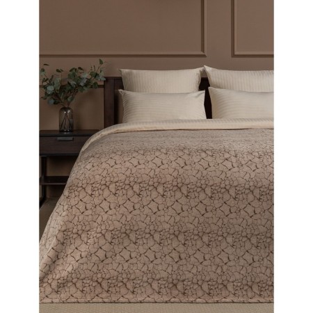 Texrepublic blanket, size 140x200 cm, beige color-2