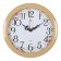 Wall clock, interior: flowers, "floral case", d-23 cm, beige body