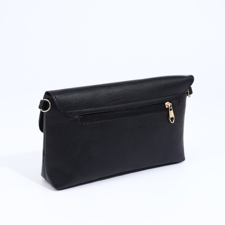 Bag-clate on magnet, long belt, black color-2