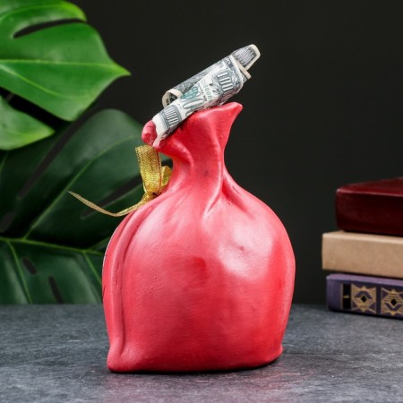 The piggy bank "SPEC - untouchable stock" red, 17cm-4