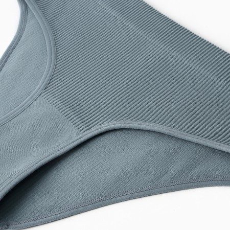 Panties female slips, color gray-green, size 46 (m)-5