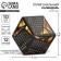 Calendar polygonal assembly rhombus "Black-gold", 6 x 5 cm