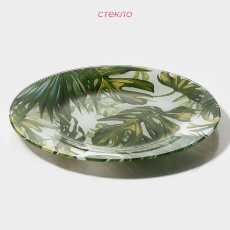 Plate Glass Dessert shade "Monster", d = 20 cm-1