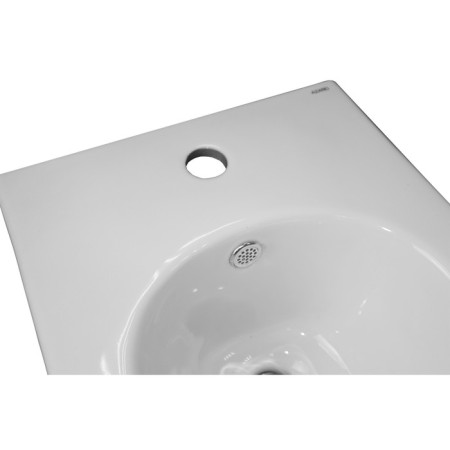 Floor bidet Azario Fretta Round, 540x340x400 mm, white-2