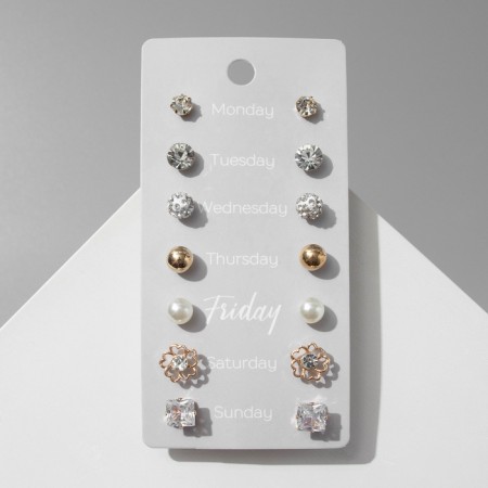 Pusets 7 pairs "For every day" set party, color mix-1