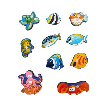 Magnetic game "Nespucful fishing" 10 parts-4