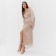 Women's silk dress Mist: Classic Collection p. 44, beige color