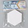 Set of canvases on the magnet, 4 pcs. "Hexagon", 7.5 cm.