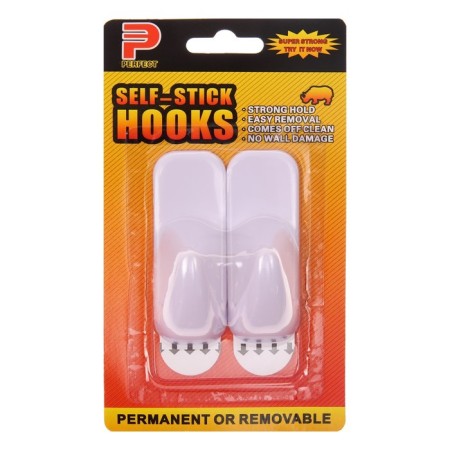 Hooks self -adhesive, round, with a system of universal removal, set, 3 x 8 cm, 2 pcs.-3