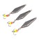 Vertical "Yaman" ramp with a tee, size 33 mm, 2.7 g, Nickel color