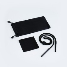 Set for glasses: lace, cover, napkin
