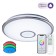 Lamp Citilux "Starlight" CL703A61G, 51.5x51.5x7.5 cm, 1x65W, LED, Gray Color.