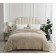Sofi de Marko “Ornella” plaid, size 220x240 cm, cream color