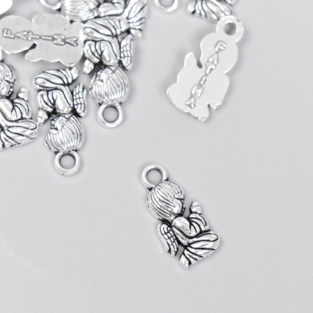 Decor Metal for creativity "Angel in prayer" (A36344) 1.6x0.8 cm