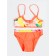 Bathing suit for girls, height 134-140 cm, coral color