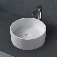 ABBER STEIN AS2612 shell, 400x400x150 mm, artificial stone, white