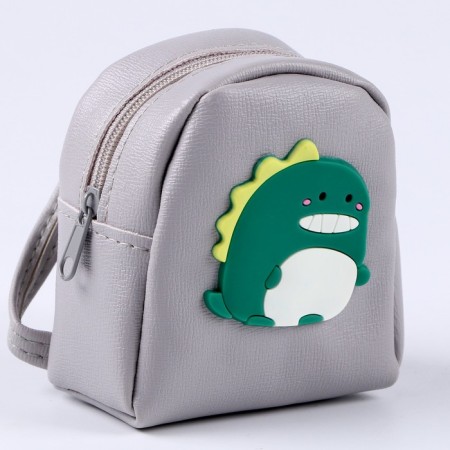 Dinosaurus doll bag, beige color-1