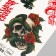 Tattoo on the body "Snake with a skull" 10x15 cm