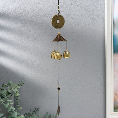Wind Music Metal "Dragon on Monet" 3 bells 45 cm