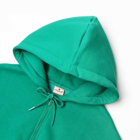 Women's sweatshirt was laid down, the color is dark green, rr One size (42-50)-1