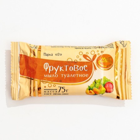 Toilet soap "fruit", packed, 75 gr