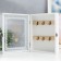 Klyuchnitsa tree 6 hooks "House, cute house" White 20x5.5x26 cm