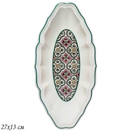 Oval dish Lenardi "Daria", size 27x13 cm