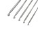 A set of hooks for knitting, aluminum, 2.5-5.0 mm