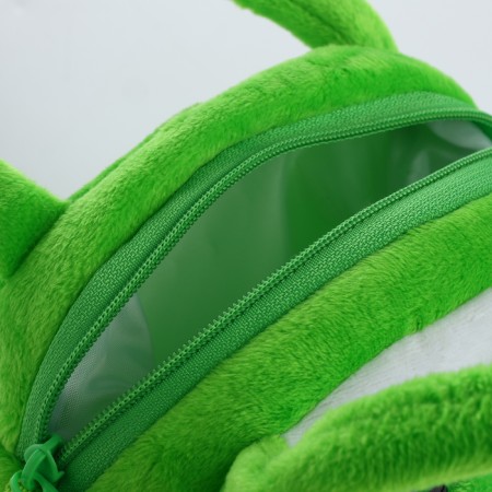 Children's bag with a zipper "chosen", green color-2