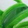 Children's bag with a zipper "chosen", green color