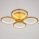 Lamp "Galaxy" 033700 LED 100W gold 57x57x7.5cm
