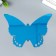 Interior mirror sticker "Openland butterfly" blue 21x15 cm