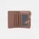 Women's wallet on the button, pink color