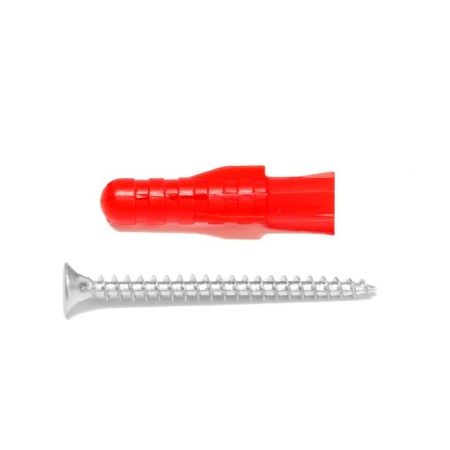 Dowel-gvo "tundra krep", spacer, type T, plastic, without cuff, 6x30 mm, 12 pcs-1